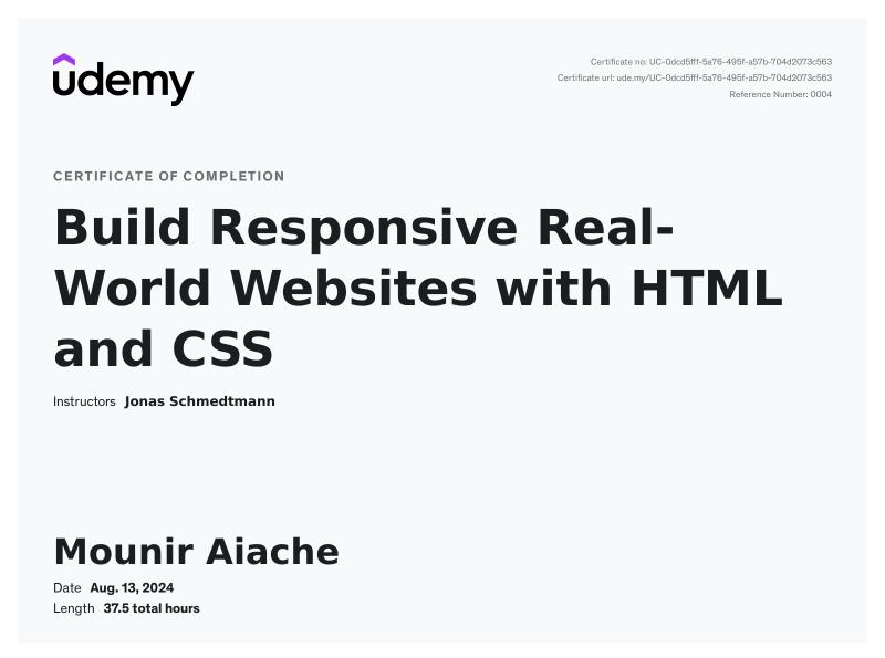 Build Responsive Real-World Websites with HTML and CSS