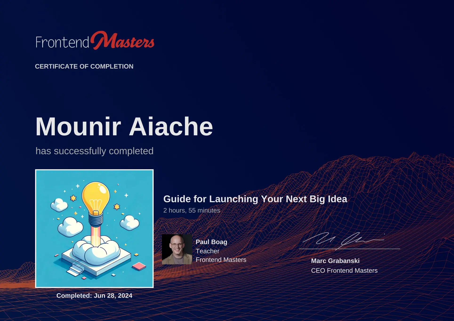 Guide for lauching your next big idea